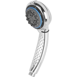 Iperbriko - soffione doccia doccetta doccino multifunzioni 8 funzioni abs cromo feridras