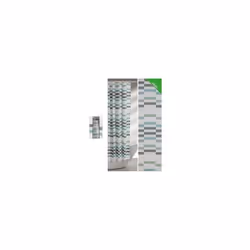 tenda doccia in peva con ganci inclusi. misure in cm: l240xh200.