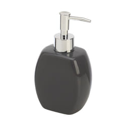 Dispenser Sapone In Ceramica Grigio
