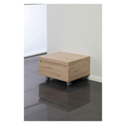 Cassettiera da bagno con ruote 58x29cm rovere Shelf Feridras