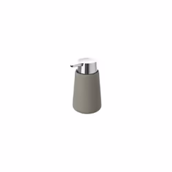 dispenser per sapone in ceramica, linea sidney. colore grigio