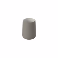 Porta spazzolino in ceramica, linea Sidney. Di colore: Grigio