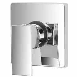 Miscelatore doccia incasso cromato in ottone design squadrato Kubo