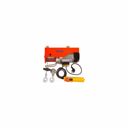 1000w di potenza tensione 230v / 50Hz portata kg.200 a cavo singolo max altezza mt.12 con velocità di sollevamento di 8 mt/m  ...