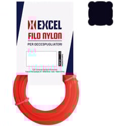 Excel - Filo per decespugliatore in nylon quadro arancio - mm.3 in matassa da mt.50