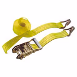 chiusura con cricchetto tenditore in acciaio - con ganci a J in acciaio - colore giallo