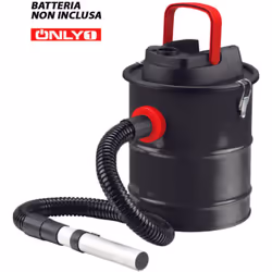 serbatoio in acciaio da lt.12 - temperatura max della cenere 40C° - motore 110W - aspirazione 6kpa - flusso aria 16 lt./sec. ...