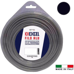 Excel - Filo per decespugliatore in nylon tondo alu - ø mm.4 in matassa da mt.31