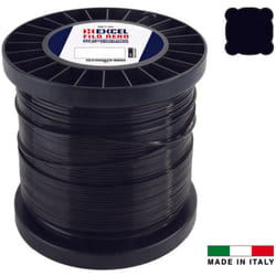 Excel - Filo per decespugliatore in nylon quadro pro nero - ø mm.3 in matassa da mt.1000