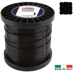 Excel - Filo per decespugliatore in nylon quadro pro nero - ø mm.3,3 in matassa da mt.160