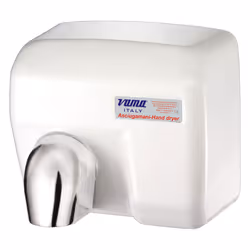 Asciugamani Elettrico Antivandalo con Fotocellula 2400W Vama Ariel BF Acciaio Bianco