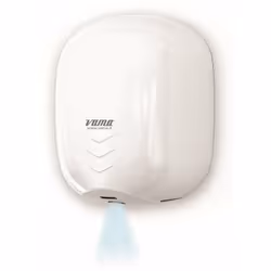 Asciugamani Elettrico Asciugamani Elettrico con Fotocellula 1100W Vama Stream Dry UV Acciaio Bianco Asciugamani elettrico ECO ...
