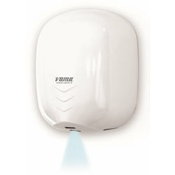 Vama - Asciugamani Elettrico con Fotocellula 1100W Stream Dry uv bf Acciaio Bianco