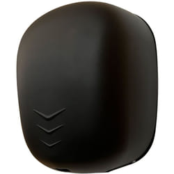 Vama - Asciugamani Elettrico con Fotocellula 1100W Stream Dry uv nf Acciaio Nero Opaco