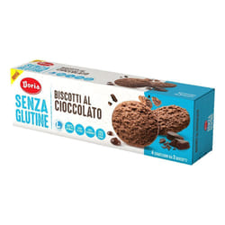 Doria Biscotti al Cioccolato Senza Glutine 4 Confezioni da 3 Biscotti