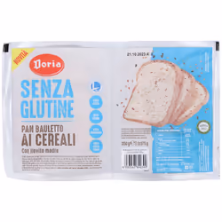 Doria Pan Bauletto ai Cereali Senza Glutine 2 Confezioni da 175g
