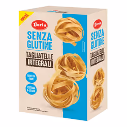 Doria Pasta Tagliatelle Integrali è un alimento senza glutine per le persone celiache e intolleranti al glutine

Prodotto sen ...