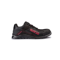 Sparco - Scarpa di sicurezza S24 Pratice - Nero rosso - Taglia 36 - 07517