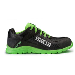 Sparco - 07517NRVF Scarpa Antinfortunistica Practice Keke esd S1P src Nero/Verde 48