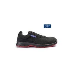 Challenge Hinwil esd S1P src scarpa bassa antinfortunistica nere N.46 in suede e nylon con puntale per uso esterno e interno Nero 46 - Sparco