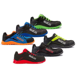 Sparco - Scarpe antinfortunistiche Practice S1P src - 37 - Nero/Azzurro