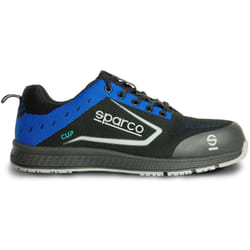 Sparco - Calzatura di sicurezza cup ricard S1P src (nero/azzurro)
