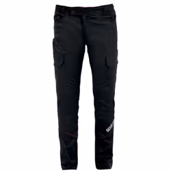 Sparco Boston pantalone tecnico base cargo da lavoro multitasche in cotone canvas elasticizzato con inserti imbottiti sulle g ...
