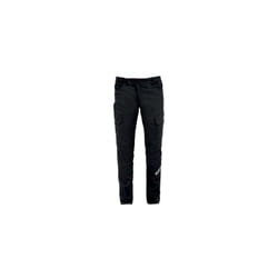 Sparco Boston pantalone tecnico base cargo da lavoro Tg. L multitasche nero in cotone canvas elasticizzato con inserti imbottiti sulle ginocchia Nero