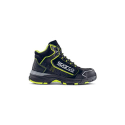Sparco scarpa Allroad Motegi calzatura di sicurezza nero/giallo fluo Tg.40 S3 in microfibra idrorepellente e nylon con suola phylon + gomma