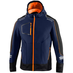 Sparco - 02412BMAF3 Giacca Da Lavoro Soft-Shell York Blu/Arancio l