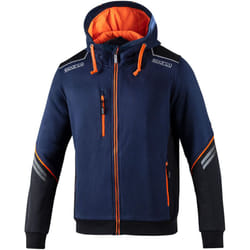 Sparco - s. of. felpa tech ndis con cappuccio full zip taglia s bm/af 02414bmaf1s s
