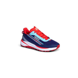 Sparco - sneakers leggere S-Run Martini Racing N.44 Blu Marine/Rosso in mesh traspirante con inserti riflettenti stampa livrea Martini Racing Blu