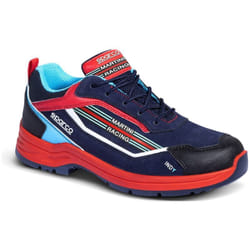 Sparco - Calzatura di sicurezza indy martini racing sanremo esd S3S sr lg (blu/rosso)