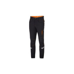 Kansas Tech Light Trousers pantaloni tecnici leggeri da lavoro da uomo tg l nero/arancio fluo in nylon con inserti di rinforzo sulle ginocchia Nero +