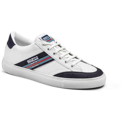 Sparco - 0012B3MR Scarpa Sneaker S-Time Martini Racing Eco-Pelle Unisex Bianco 41