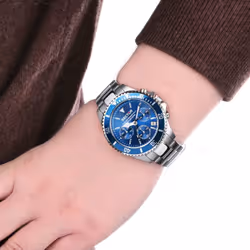 Sector 230 Orologio da polso Maschio Quarzo Blu, Argento