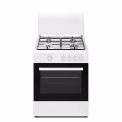 DAYA DSGC-6060E, Cucina, Nero, Bianco, Manopola, Bianco, Acciaio inox, Frontale