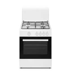 DAYA DSGC-6060E cucina Elettrico Gas Nero, Bianco