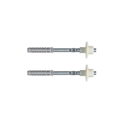 Fischer - 2 pz elementi di fissaggio per lavabi semi-incasso wd 180 i