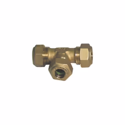 Raccordi a compressione con con tenuta o-ring per tubo rame. Serie 1350 Tiemme per Gas.