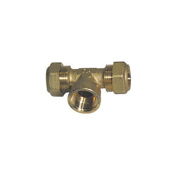 Tiemme - raccordo a tee o-ring femmina gas 1/2 x 12 tiemm