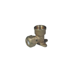 Tiemme - gomito con flangia per rame con ogiva teflon 1/2 x 10R tiemm