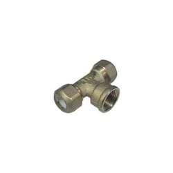 Tiemme - tee femmina per rame con ogiva teflon 1/2 x 10R tiemm