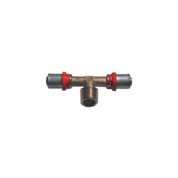 Raccordo press a t maschio 11/4 x 40 tiemm