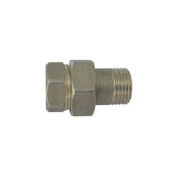 Tiemme - raccordo diritto mf 3 pezzi ottone giallo 2 tiemm