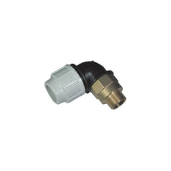 Plasson - gomito a 90° di transazione in ottone 3/4 x 40 plass