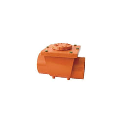 Senza - valvola antiriflusso in pvc rosso Misura: Diam. 125