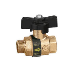 Valvola a sfera mf con ritegno incorporata 1/2' Caleffi