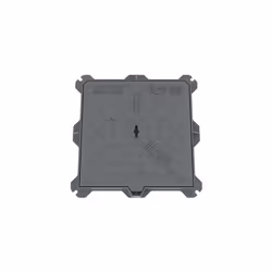 Chiusino di ispezione in ghisa sferoidale EN-GJS-500-7 a norme EN 1563 con resistenza a rottura superiore a 125kN (12,5 t), c ...