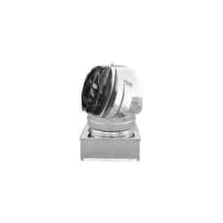Senza - tirafumi base quadra acciaio inox 470x470